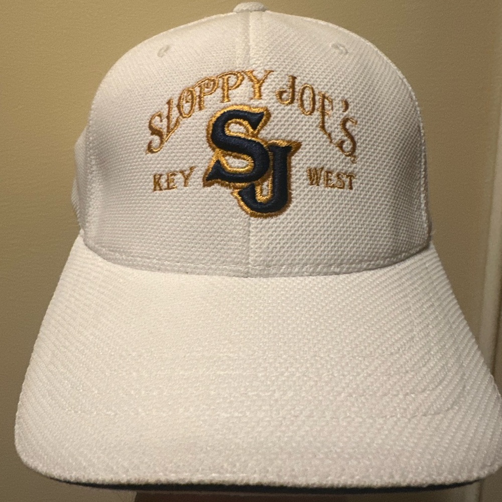 Sloppy Joe's Key West White Embroidered Cap